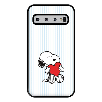 Snoopy - Valentine's Day Phone Case for Galaxy S10 Plus