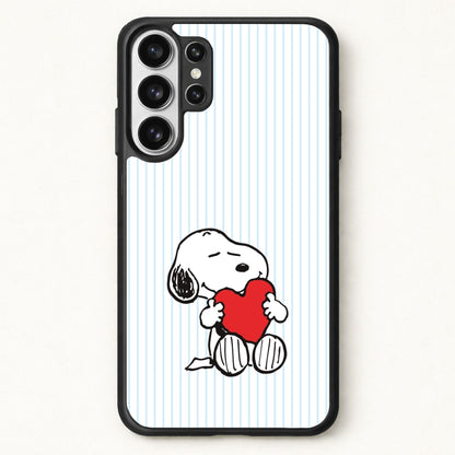 Snoopy - Valentine's Day Phone Case for Galaxy S26 Ultra
