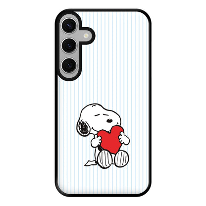 Snoopy - Valentine's Day Phone Case for Galaxy S24FE