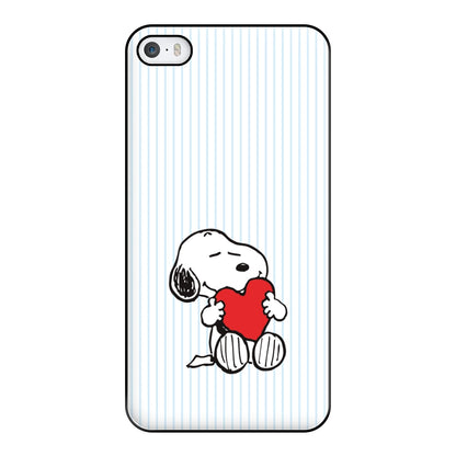 Snoopy - Valentine's Day Phone Case for iPhone 5 / 5s / SE 2016