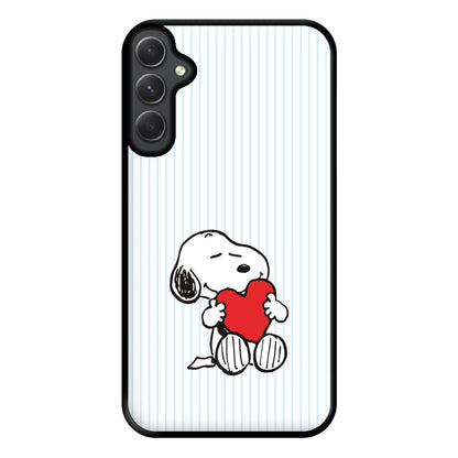 Snoopy - Valentine's Day Phone Case for Galaxy A14