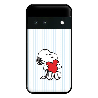 Snoopy - Valentine's Day Phone Case for Google Pixel 6a