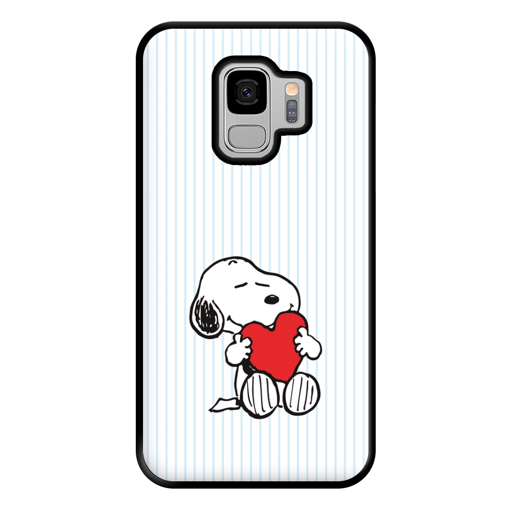 Snoopy - Valentine's Day Phone Case for Galaxy S9 Plus