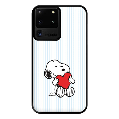 Snoopy - Valentine's Day Phone Case for Galaxy S20 Ultra