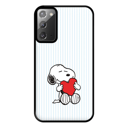 Snoopy - Valentine's Day Phone Case for Galaxy Note 20 Ultra