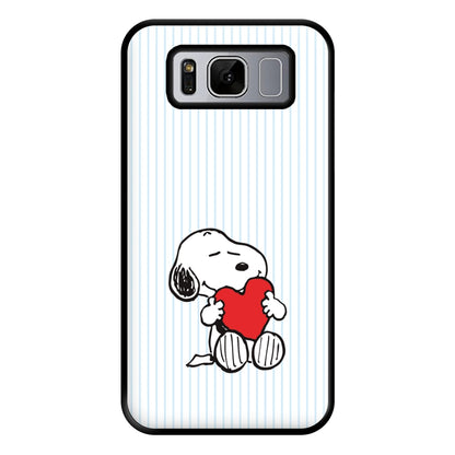 Snoopy - Valentine's Day Phone Case for Galaxy S8 Plus