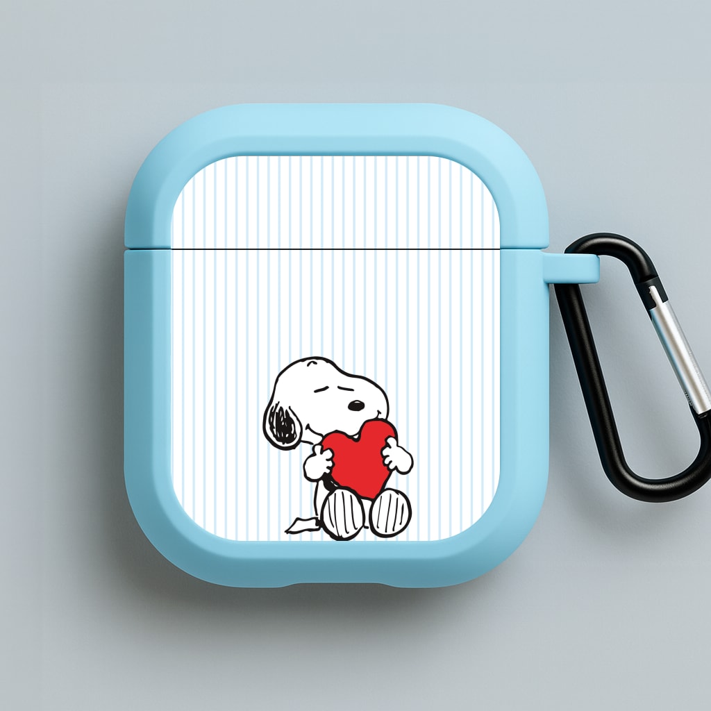 Snoopy - Valentine's Day Blue AirPods Case