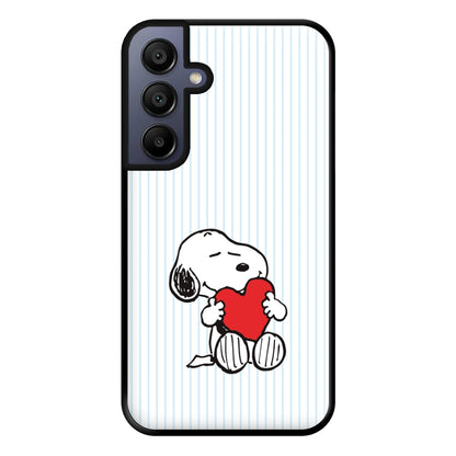 Snoopy - Valentine's Day Phone Case for Galaxy A15