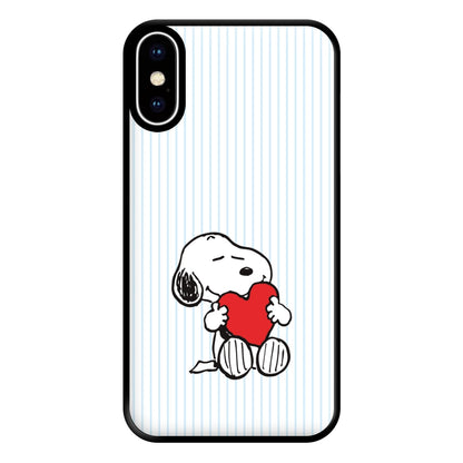 Snoopy - Valentine's Day Phone Case for iPhone XS Max