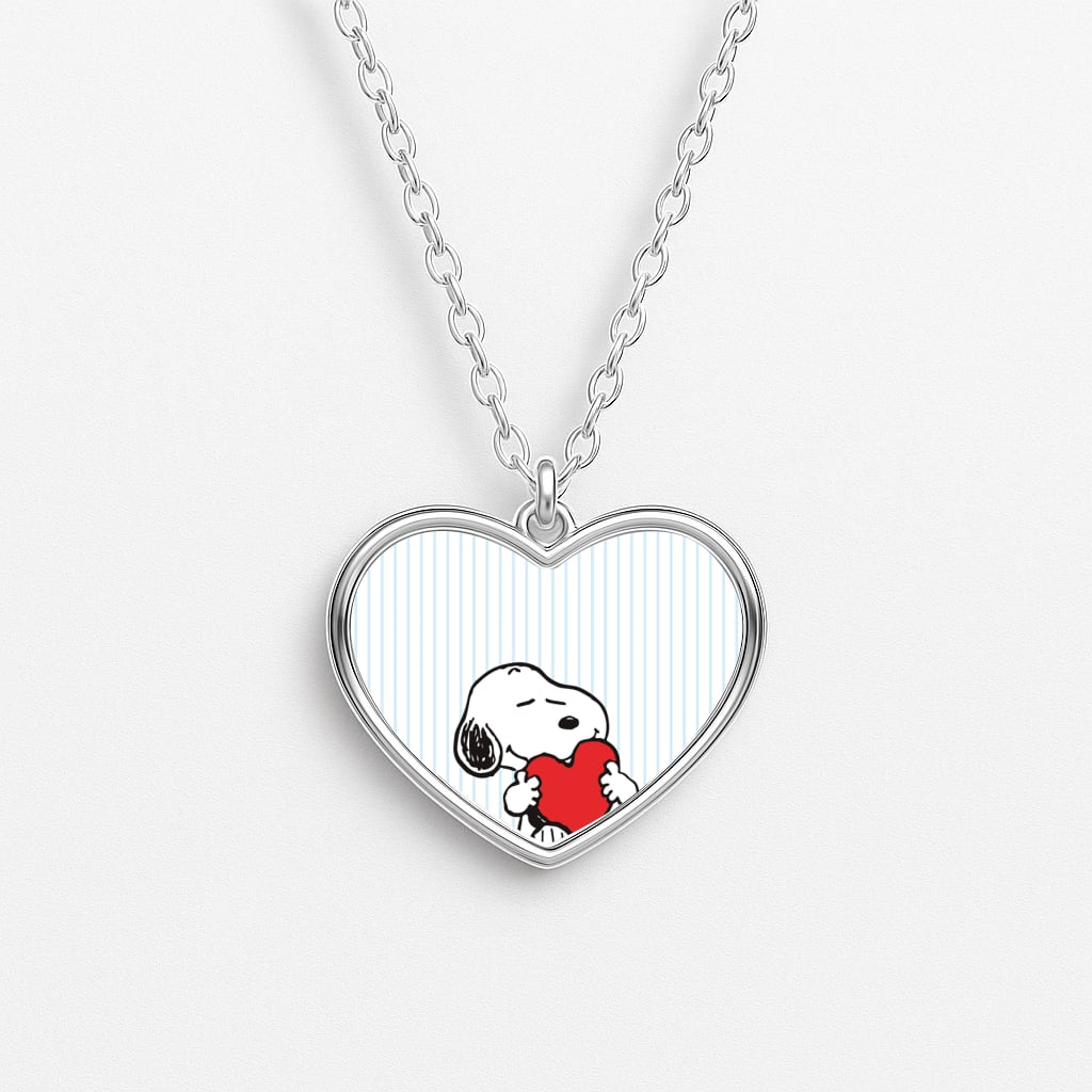 Snoopy - Valentine's Day Heart Necklace