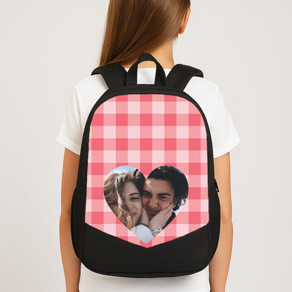 Valentine's Heart Large School Bag