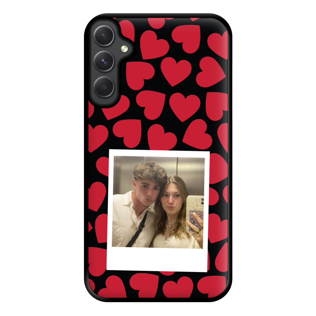 Valentine's Polaroid Phone Case for Galaxy A34