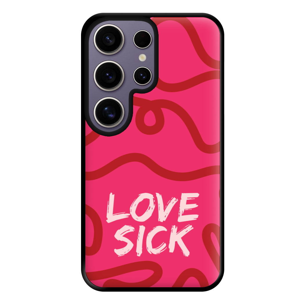 Valentine's Love Sick Phone Case for Galaxy S25 Ultra