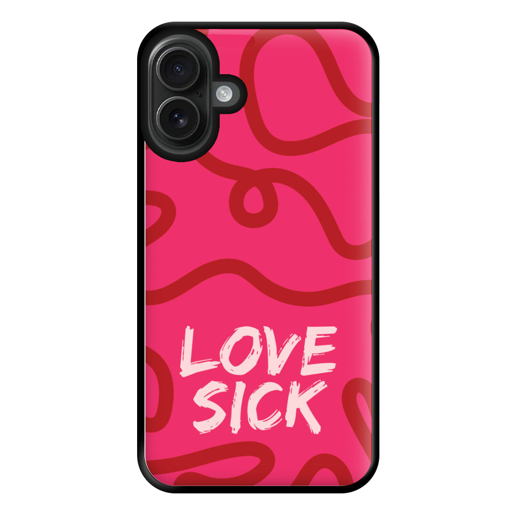 Valentine's Love Sick Phone Case for iPhone 16 Plus