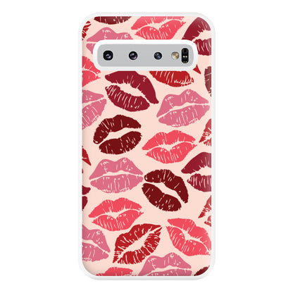 Valentine's Lips Pattern Phone Case for Galaxy S10 Plus