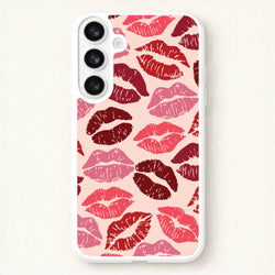 Valentine's Lips Pattern Phone Case for Galaxy S26 Plus
