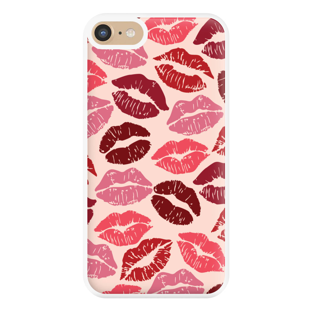 Valentine's Lips Pattern Phone Case for iPhone 6 / 7 / 8 / SE