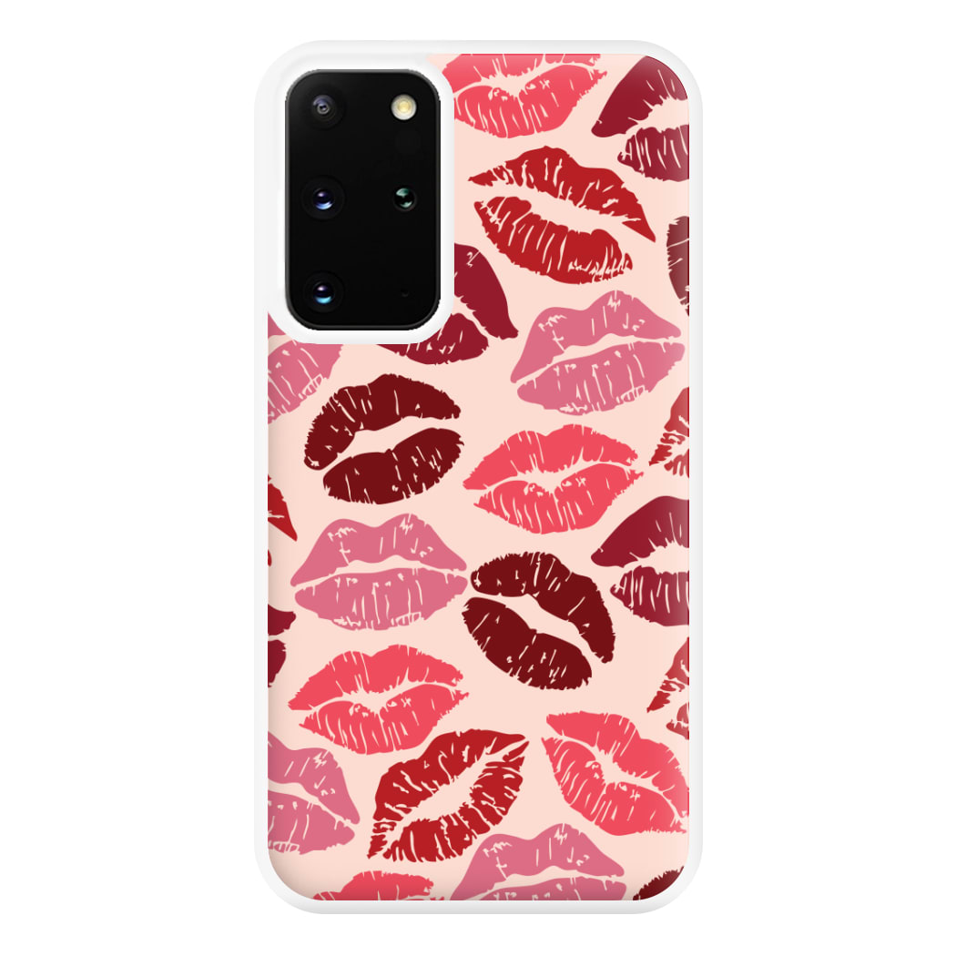 Valentine's Lips Pattern Phone Case for Galaxy S20 Plus