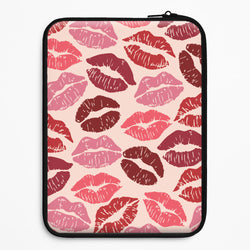 Valentine's Lips Pattern Universal Laptop Sleeve