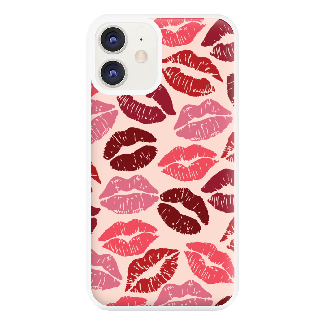 Valentine's Lips Pattern Phone Case for iPhone 12 / 12 Pro