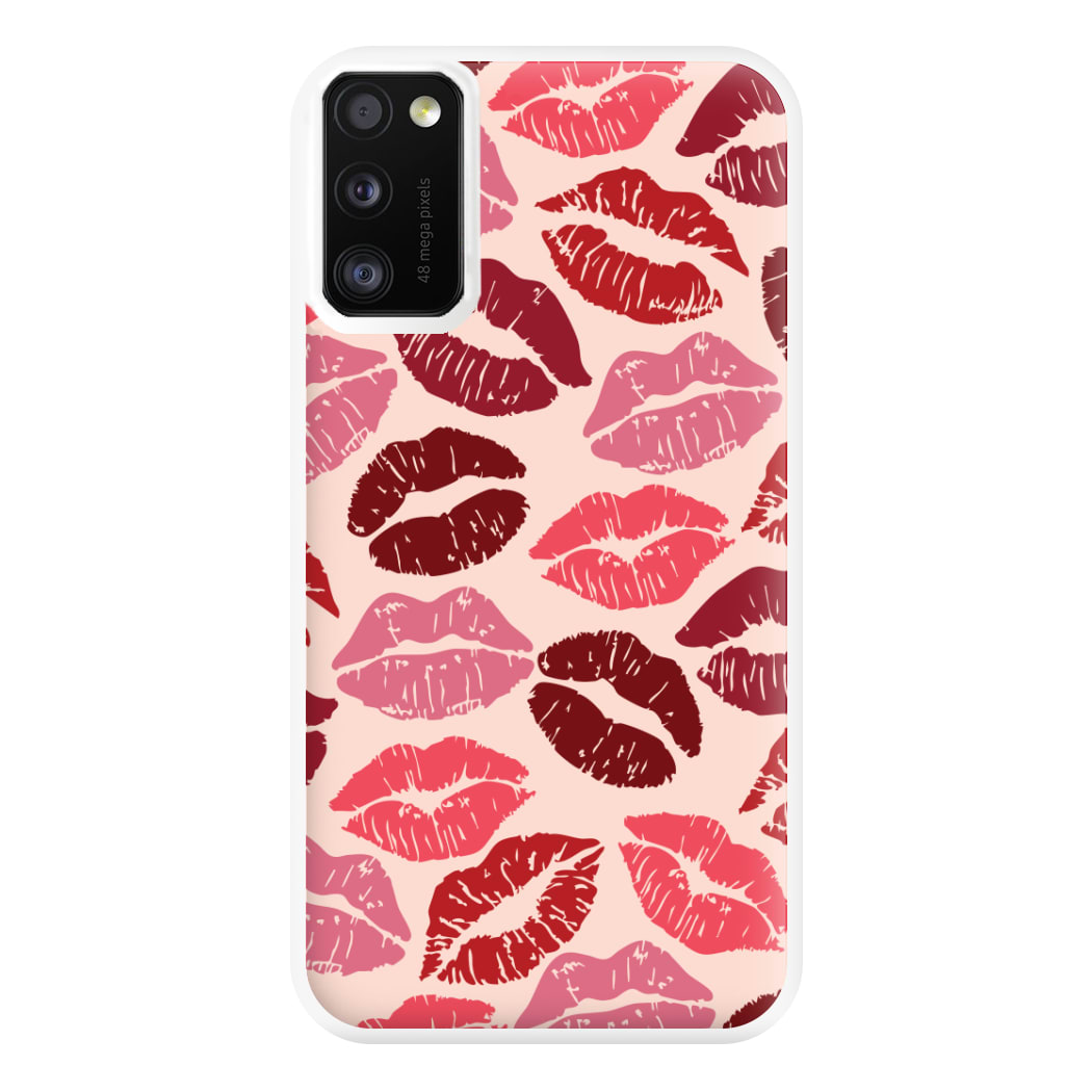 Valentine's Lips Pattern Phone Case for Galaxy A41