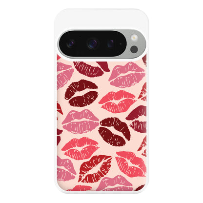 Valentine's Lips Pattern Phone Case for Google Pixel 9 Pro XL