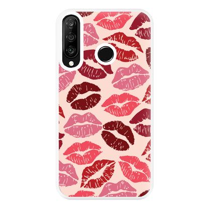 Valentine's Lips Pattern Phone Case for Huawei P30 Lite