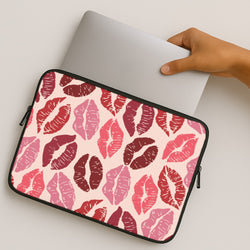Valentine's Lips Pattern MacBook Case
