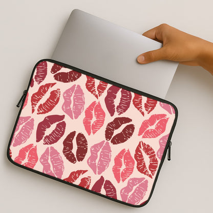 Valentine's Lips Pattern MacBook Case