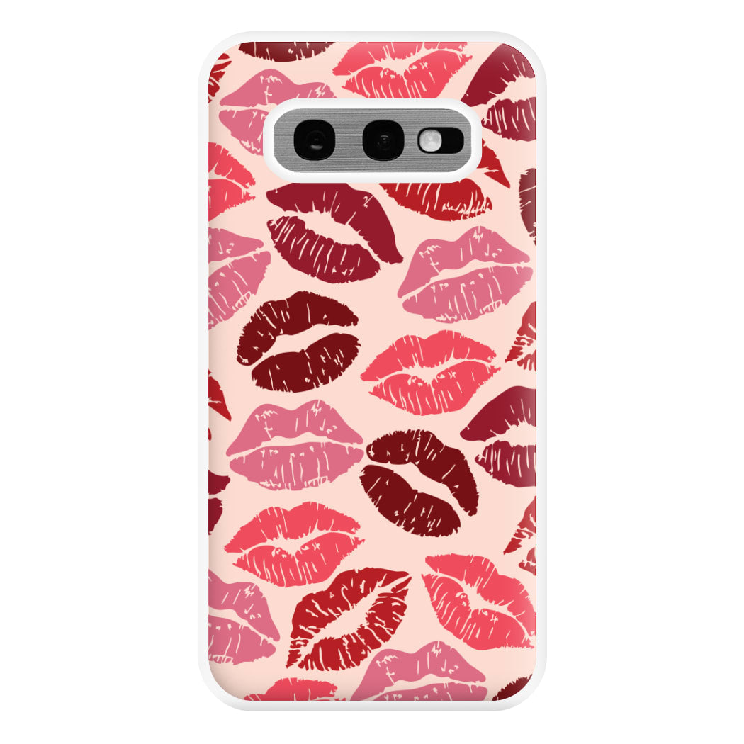 Valentine's Lips Pattern Phone Case for Galaxy S10e