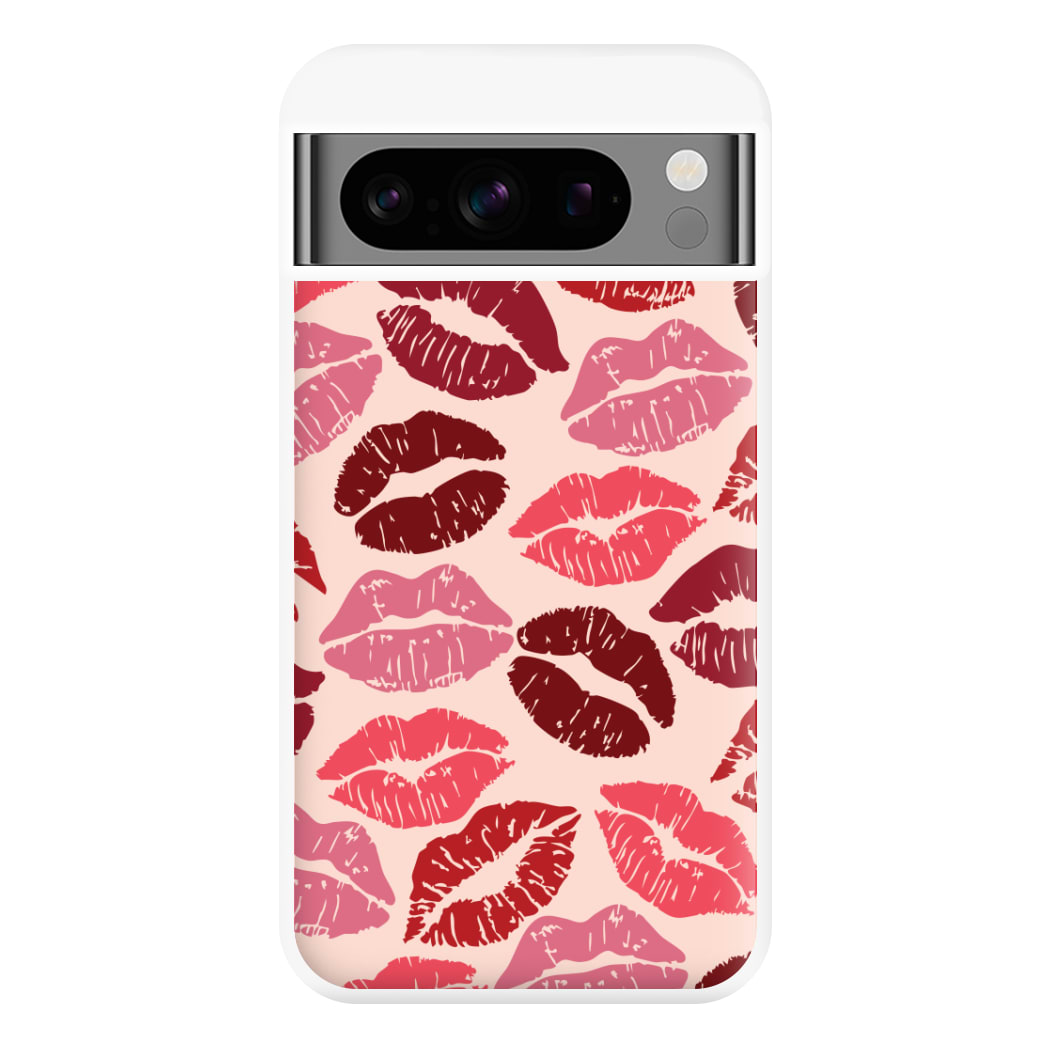 Valentine's Lips Pattern Phone Case for Google Pixel 8 Pro