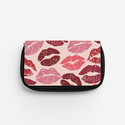 Valentine's Lips Pattern Pencil Case