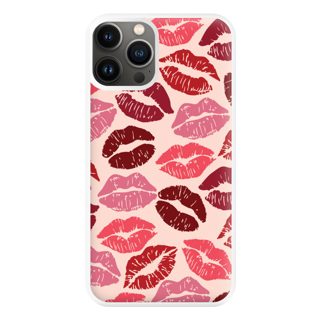 Valentine's Lips Pattern Phone Case for iPhone 13 Pro Max