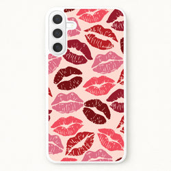 Valentine's Lips Pattern Phone Case for Galaxy A57