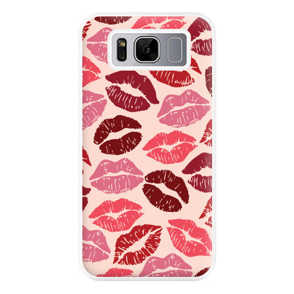 Valentine's Lips Pattern Phone Case for Galaxy S8 Plus