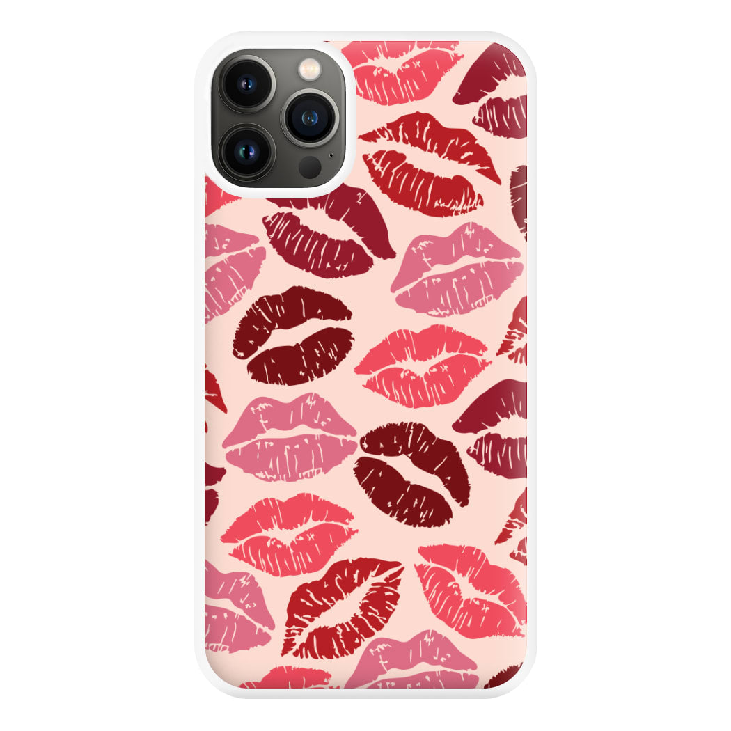 Valentine's Lips Pattern Phone Case for iPhone 13