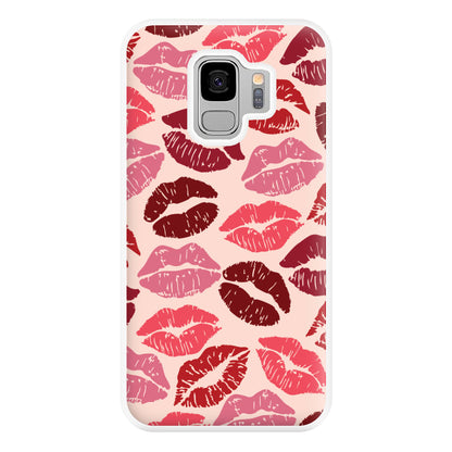 Valentine's Lips Pattern Phone Case for Galaxy S9 Plus