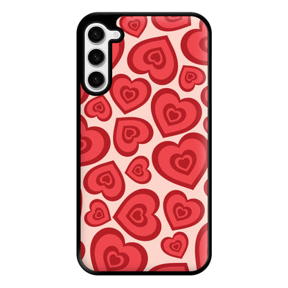 Valentine's Heart Pattern Phone Case for Galaxy S23 Plus