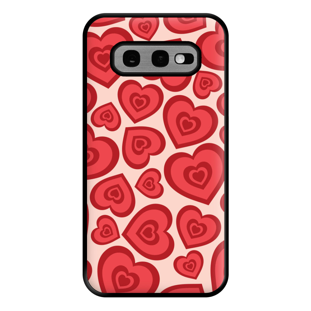 Valentine's Heart Pattern Phone Case for Galaxy S10e