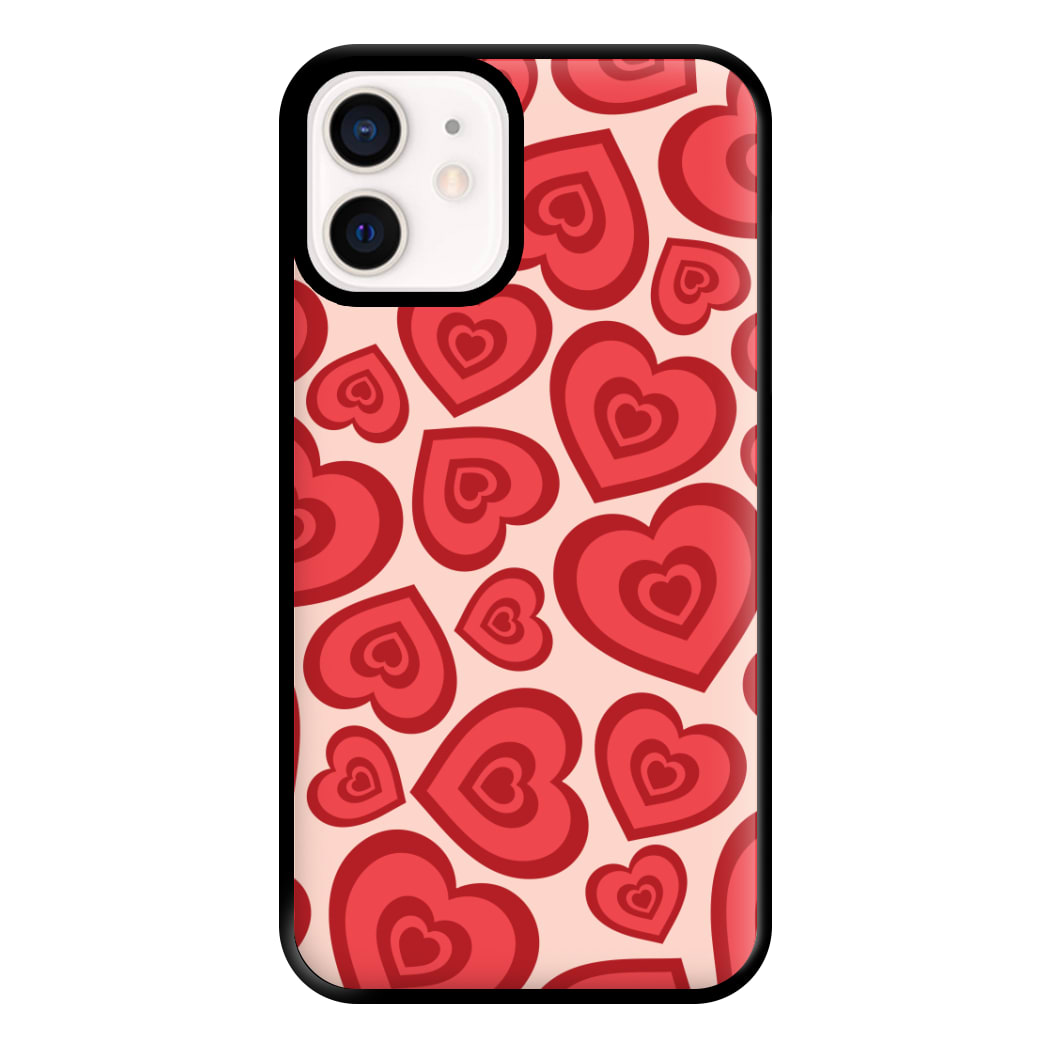 Valentine's Heart Pattern Phone Case for iPhone 13 Mini