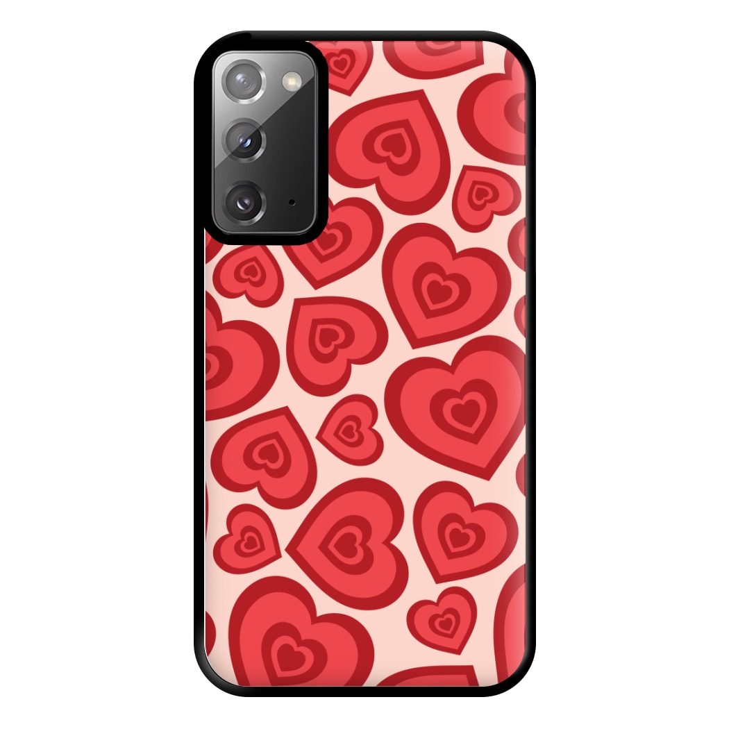 Valentine's Heart Pattern Phone Case for Galaxy Note 20 Ultra