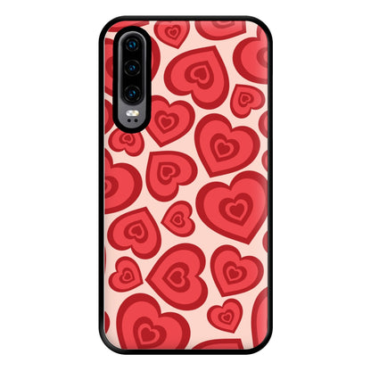 Valentine's Heart Pattern Phone Case for Huawei P30