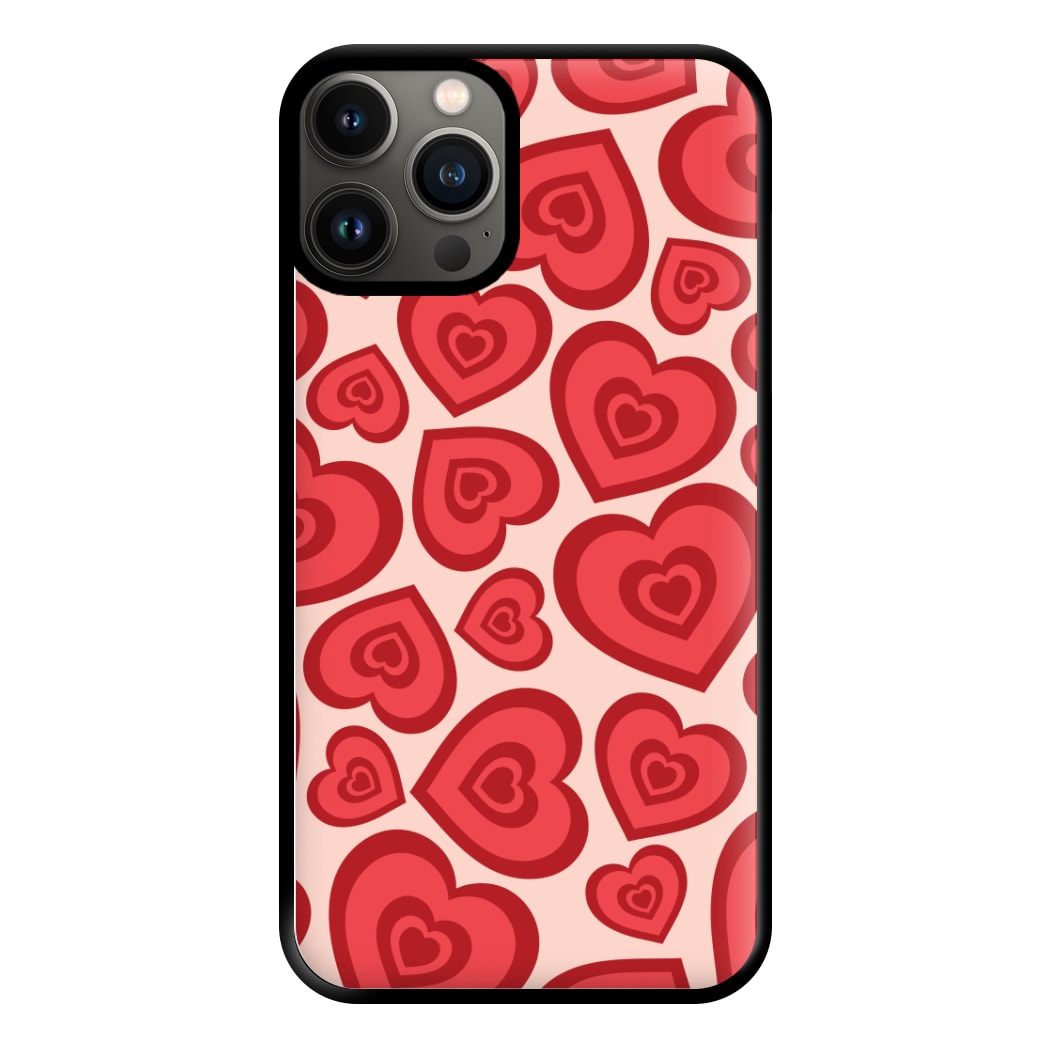 Valentine's Heart Pattern Phone Case for iPhone 13 Pro Max