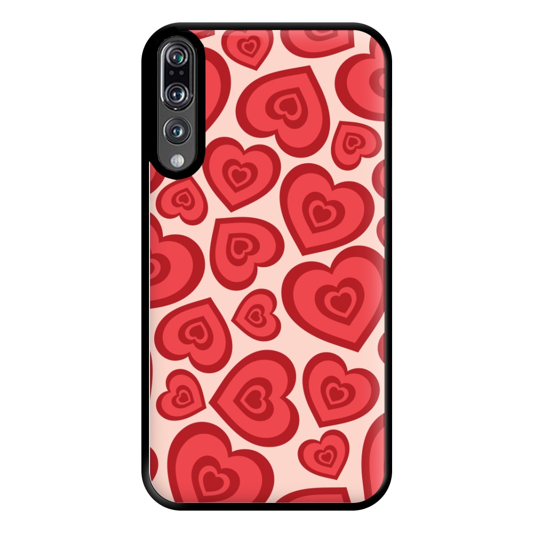 Valentine's Heart Pattern Phone Case for Huawei P20 Pro