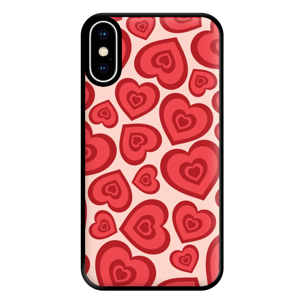 Valentine's Heart Pattern Phone Case for iPhone XS Max