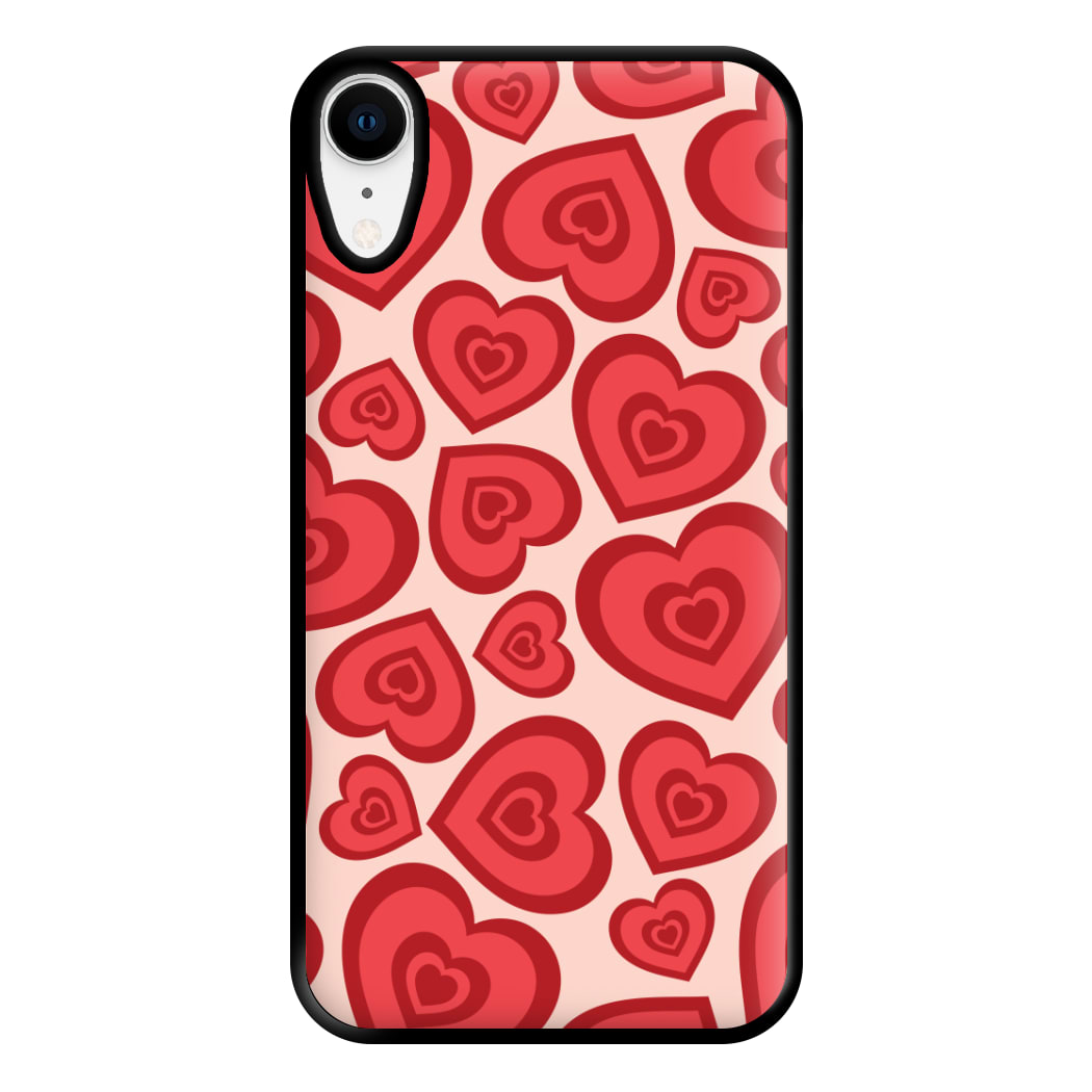 Valentine's Heart Pattern Phone Case for iPhone XR