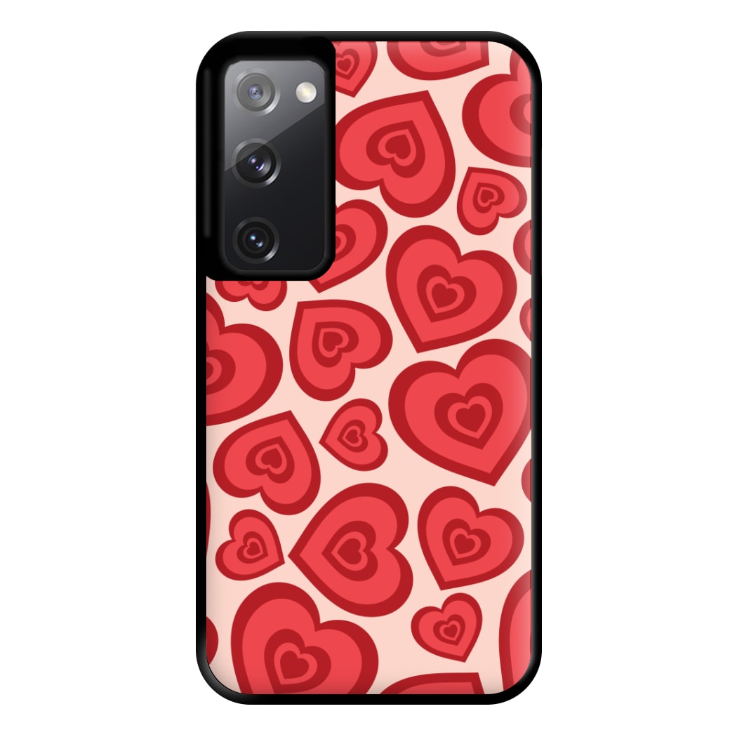 Valentine's Heart Pattern Phone Case for Galaxy S20FE