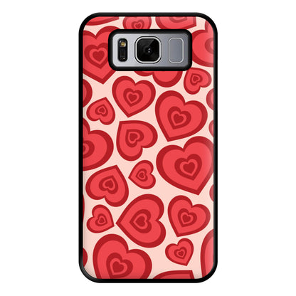 Valentine's Heart Pattern Phone Case for Galaxy S8 Plus