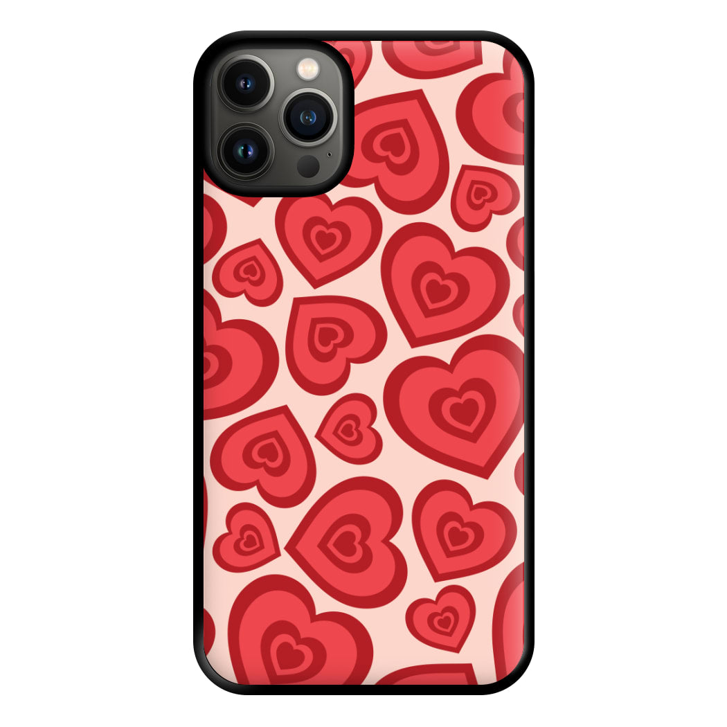 Valentine's Heart Pattern Phone Case for iPhone 13