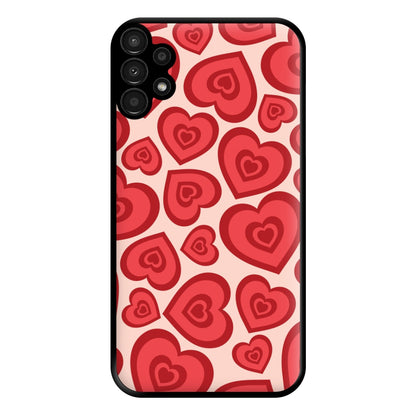 Valentine's Heart Pattern Phone Case for Galaxy A13